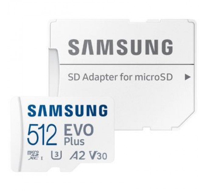 Samsung Карта пам'яті Samsung 512GB microSDXC calss 10 UHS-I V30 EVO (MB-MC512KA/EU)