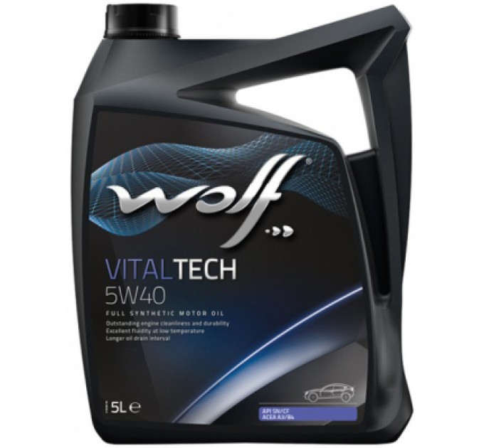 Wolf Моторна олива Wolf Vitaltech 5W-40 5л (8311291)