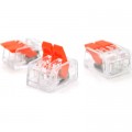 Voltronic З'єднувач кабелю 2-pin аналог WAGO K221-412, 10штпак Voltronic (K221-412/10)