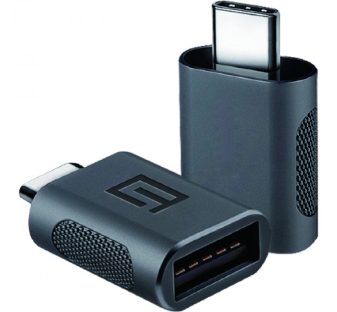 Armorstandart Дата кабель OTG USB-C to USB-A Space Grey Armorstandart (ARM69356)
