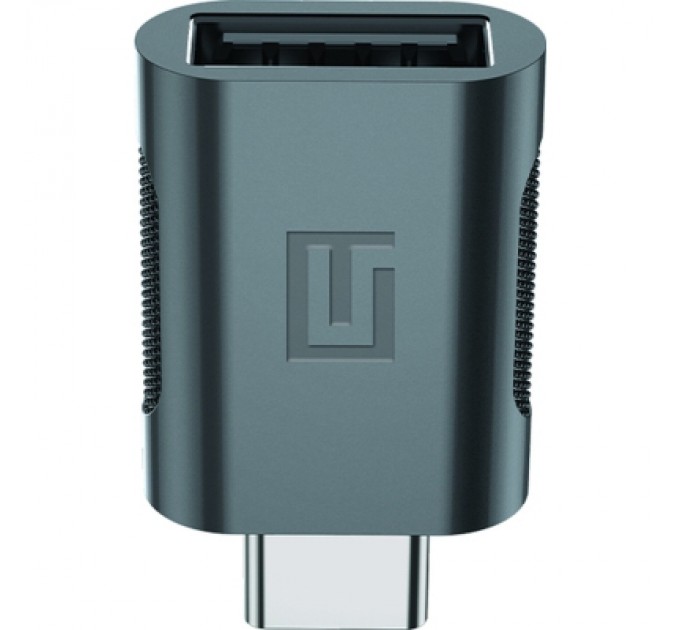 Armorstandart Дата кабель OTG USB-C to USB-A Space Grey Armorstandart (ARM69356)