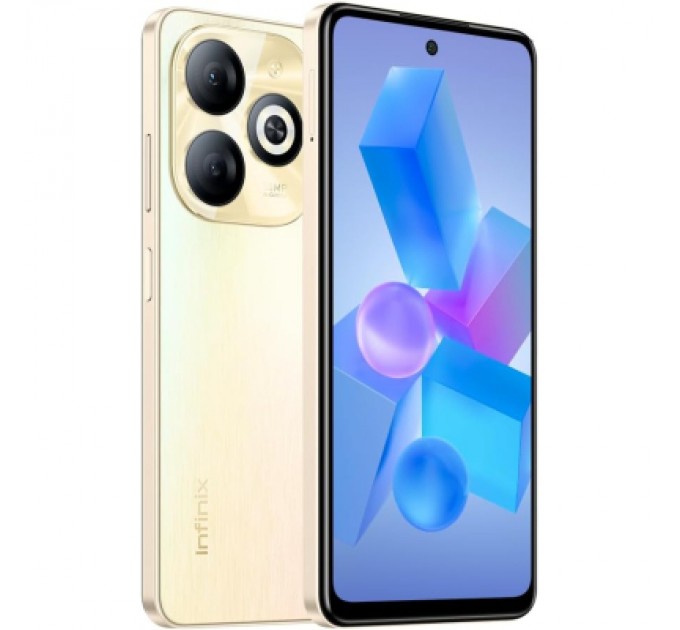 Infinix Мобільний телефон Infinix Smart 8 2/64Gb Shiny Gold (4894947026102)