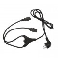 Cablexpert Кабель живлення C13 2x 2m Cablexpert (PC-186-ML6)