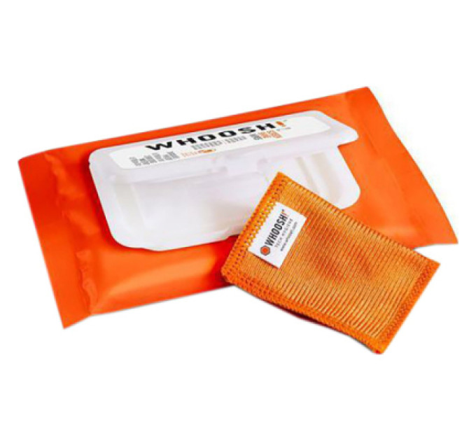 Whoosh! Серветки Whoosh! Screen Shine 20 WIPES 10х7cm + 1microfiber 14х14cm (1FG20WPENFR)