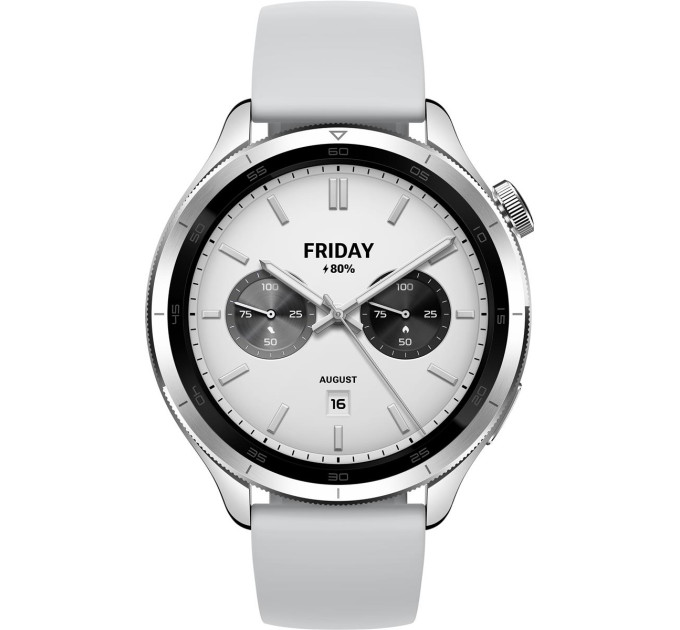 Xiaomi Смарт-годинник Xiaomi Watch S4 Silver (BHR9197GL)