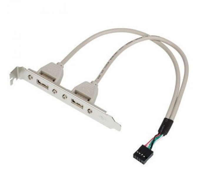 Atcom Кабель для передачі даних косичка (для системної плати), 2xUSB 2.0 Atcom (15257)