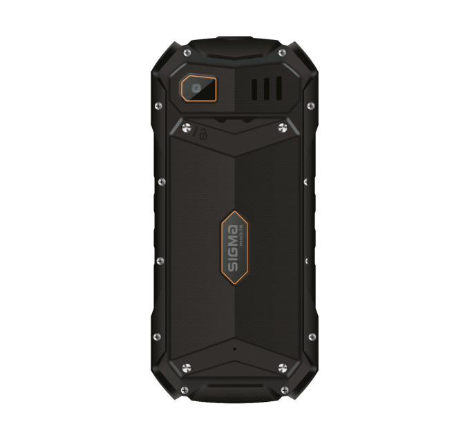 Sigma mobile Мобільний телефон Sigma mobile X-treme PV68 Dual Sim Black/Orange (4827798738221)