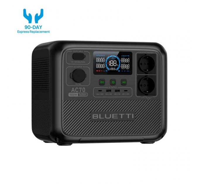 BLUETTI Портативна зарядна станція 1000W AC70 BLUETTI