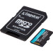 Kingston Карта пам'яті Kingston 256GB microSDXC сlass 10 UHS-I U3 V30 A2 Canvas Go Plus G4 (SDCG4/256GB)