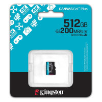 Карта пам'яті Kingston 512GB microSDXC сlass 10 UHS-I U3 V30 A2 Canvas Go Plus G4 (SDCG4/512GBSP)