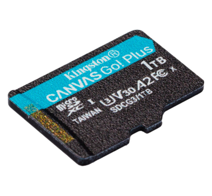 Kingston Карта пам'яті Kingston 1TB microSDXC сlass 10 UHS-I U3 V30 A2 Canvas Go Plus G4 (SDCG4/1TBSP)