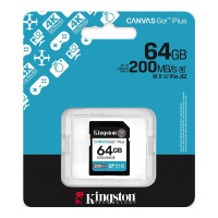 Карта пам'яті Kingston 64GB SDXC сlass 10 UHS-I U3 V30 Canvas Go Plus G4 (SDG4/64GB)