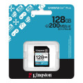 Kingston Карта пам'яті Kingston 128GB SDXC сlass 10 UHS-I U3 V30 Canvas Go Plus G4 (SDG4/128GB)