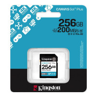 Карта пам'яті Kingston 256GB SDXC сlass 10 UHS-I U3 V30 Canvas Go Plus G4 (SDG4/256GB)