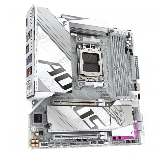 GIGABYTE Материнська плата AMD B850 SAM5 MATX B850M A ELT WF6E ICE GIGABYTE