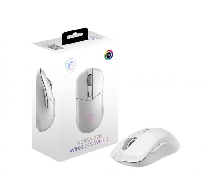 MSI Mиша USB OPTICAL WRL GAMING VERSA 300 W WHITE MSI