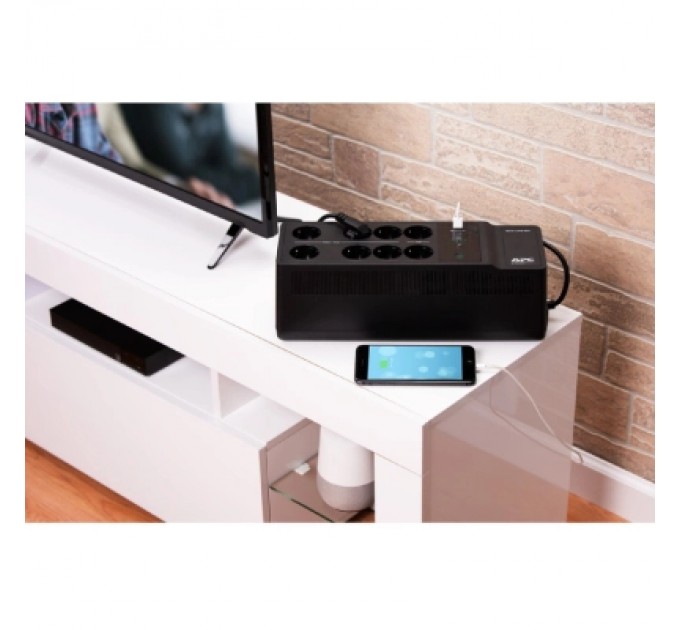 APC Пристрій безперебійного живлення APC Back-UPS 850VA, 520W (BE850G2-GR)