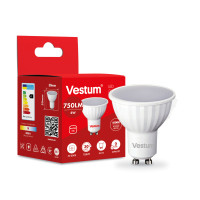 Лампочка Vestum LED MR16 8W 4100K 220V GU10 (1-VS-1508)