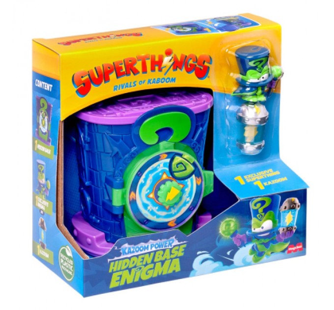 SuperThings Ігровий набір SuperThings серії Kazoom Power - Прихована база Енігма (PSTSP112IN230)