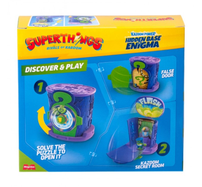 SuperThings Ігровий набір SuperThings серії Kazoom Power - Прихована база Енігма (PSTSP112IN230)