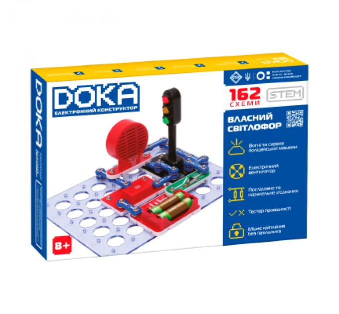 DOKA Конструктор DOKA електронний 162 схеми (D70714)