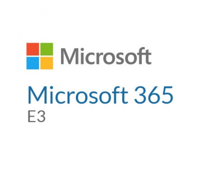 Microsoft Офісний додаток Microsoft 365 E3 - Unattended License P1Y Annual License (CFQ7TTC0LFLX_0003_P1Y_A)