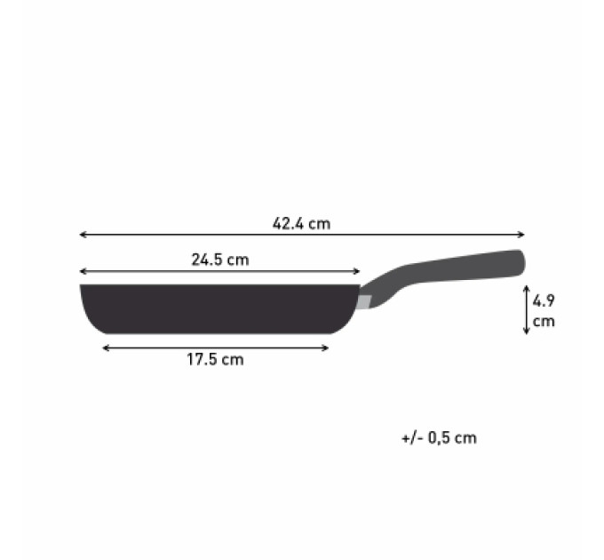 Tefal Сковорода Tefal So' Light 24см чорна (H0560442)