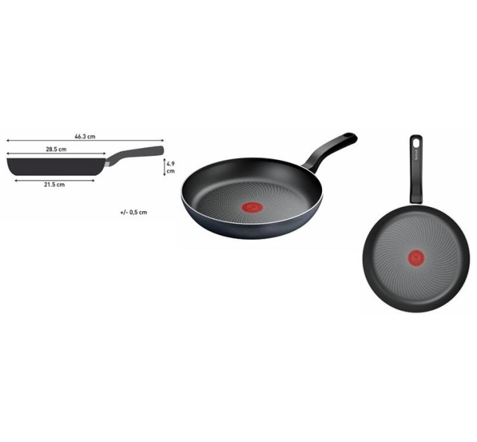 Tefal Сковорода Tefal So' Light 28см чорна (H0560642)