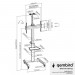 Gembird Кронштейн Gembird TVS-70T-02 (VESA600х400)