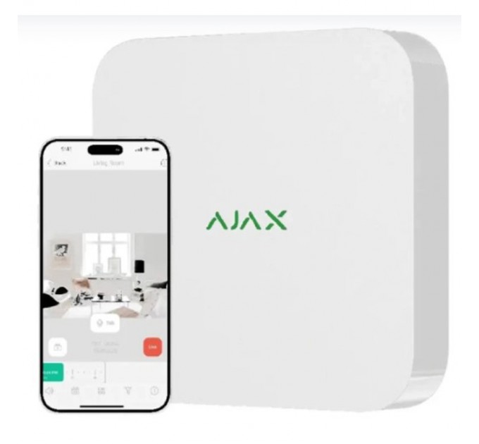Ajax Відеореєстратор Ajax NVR (16ch) white