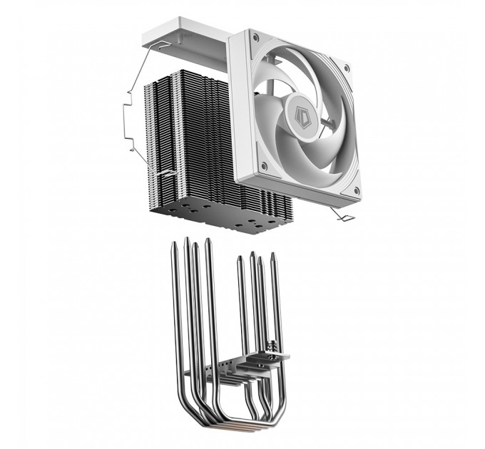 ID-Cooling Кулер процесорний ID-Cooling Frozn A410 SE White