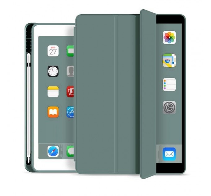 BeCover Чохол BeCover з кріпленням Apple Pencil для Apple iPad Air 13" M2 2024 Dark Green (711458)