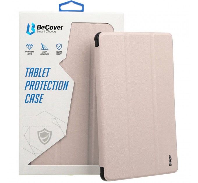 BeCover Чохол-книжка BeCover Ultra Slim Origami Transparent з кріпленням Apple для Apple iPad Mini 6 2021 Pink (712932)