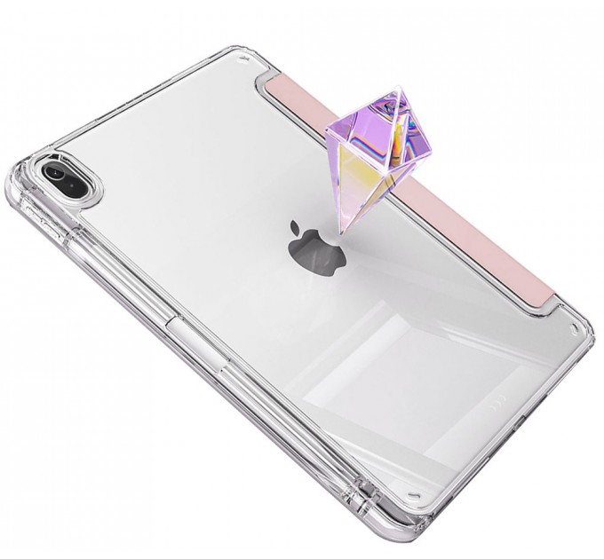 BeCover Чохол-книжка BeCover Ultra Slim Origami Transparent з кріпленням Apple для Apple iPad Mini 7 2024 Pink (712936)