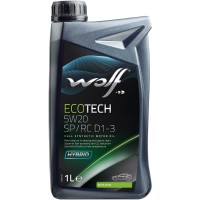 Моторна олива Wolf ECOTECH 5W20 SP/RC D1-3 1л (1050523) Моторна олива Wolf ECOTECH 5W20 SP/RC D1-3 1л (1050523)