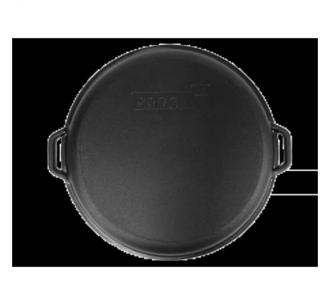 Brizoll Котел туристичний Brizoll чавунний азіатський з кришкою-сковородою 10 л (KA10-2)