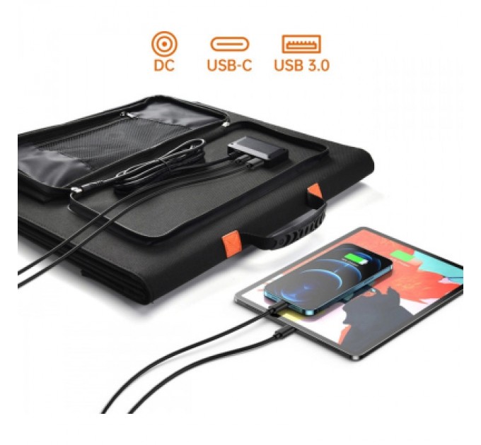 Choetech Портативна сонячна панель Choetech SC008-V2-BK 120W (SC008-V2-BK)