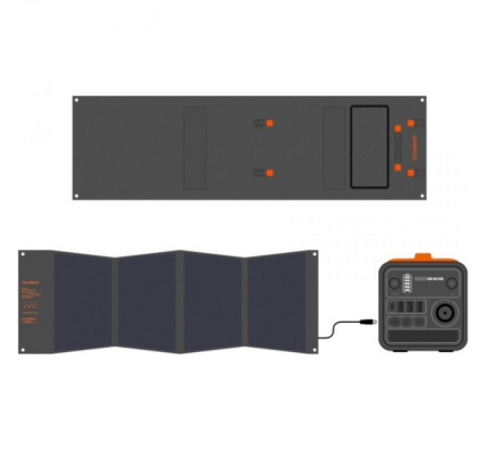 Choetech Портативна сонячна панель Choetech SC008-V2-BK 120W (SC008-V2-BK)