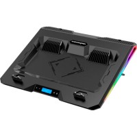 Підставка до ноутбука IceCoorel 10-15.6", 2*60mm 2800 RPM, USB2.0+LCD+speed control., 400x350x45mm (A3)