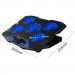 IceCoorel Підставка до ноутбука IceCoorel 10-15", 1*125mm 1400 RPM + 4*70mm 2500 RPM, 2*USB, 365x297x30mm, Blue (K5Bl)