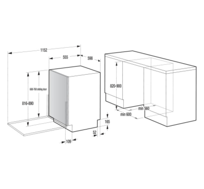 Gorenje Посудомийна машина Gorenje GV673A65