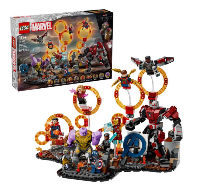 LEGO Конструктор LEGO Super Heroes Месники: Завершення. Вирішальна битва (76323)