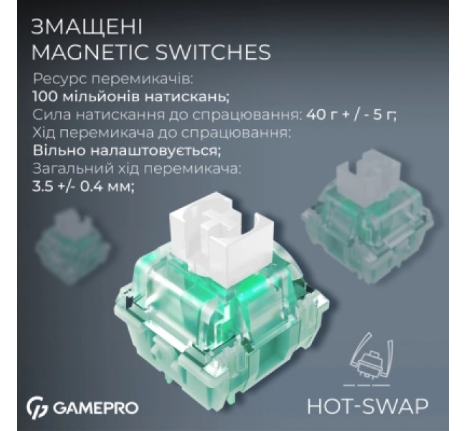 GamePro Клавіатура GamePro Asgard Valhalla Max MK160B MAX USB UA Black (MK160B MAX)