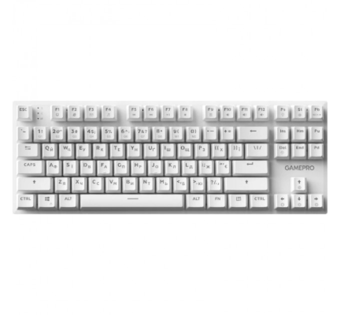 GamePro Клавіатура GamePro Genesis Joker MK124W Outemu Red Switch USB UA White (MK124W)