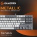 GamePro Клавіатура GamePro Genesis Metallic MK110G Outemu Red Switch USB UA Gray (MK110G)