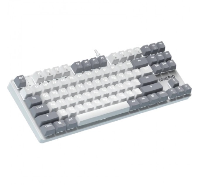 GamePro Клавіатура GamePro Genesis Metallic MK110W Outemu Red Switch USB UA White (MK110W)