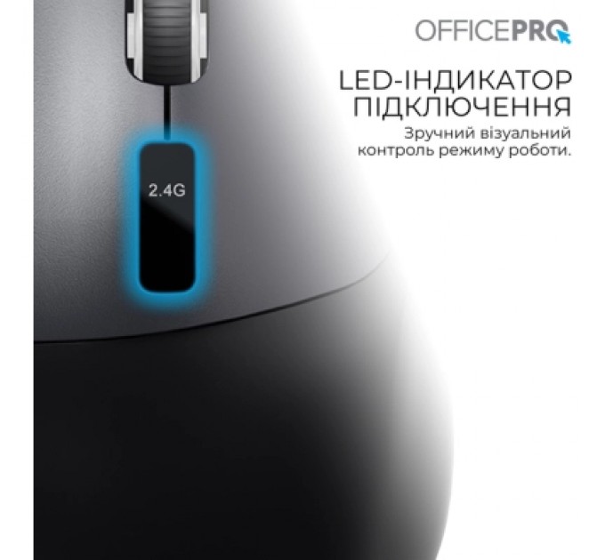 OfficePro Мишка OfficePro M398B Wireless/Bluetooth Black (M398B)
