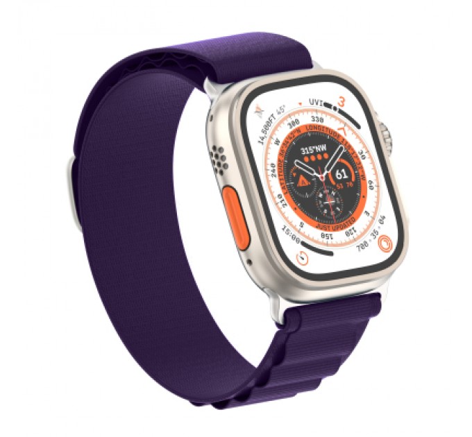 Armorstandart Ремінець до смарт-годинника Armorstandart Alpina Band для Apple Watch 42 (Series 11-10)/41/40/38 Purple (ARM74196)