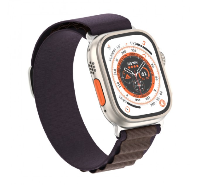 Armorstandart Ремінець до смарт-годинника Armorstandart Alpina Band для Apple Watch 49/46/45/44/42 (Series 1-3) Indigo (ARM81043)