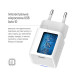 ColorWay Мережевий зарядний пристрій ColorWay GaN Mini 25W PD Port PPS USB-C White (CW-CHS052PDC-WT) + кабель USB Type-C